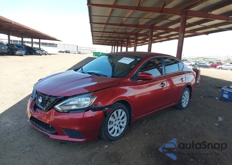 2016 Nissan Sentra Sv from USA, damaged, VIN 3N1AB7AP7GY322379